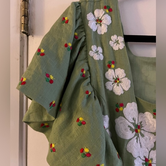 All Things Mochi Kay Dress in Green - Picture 5 of 11